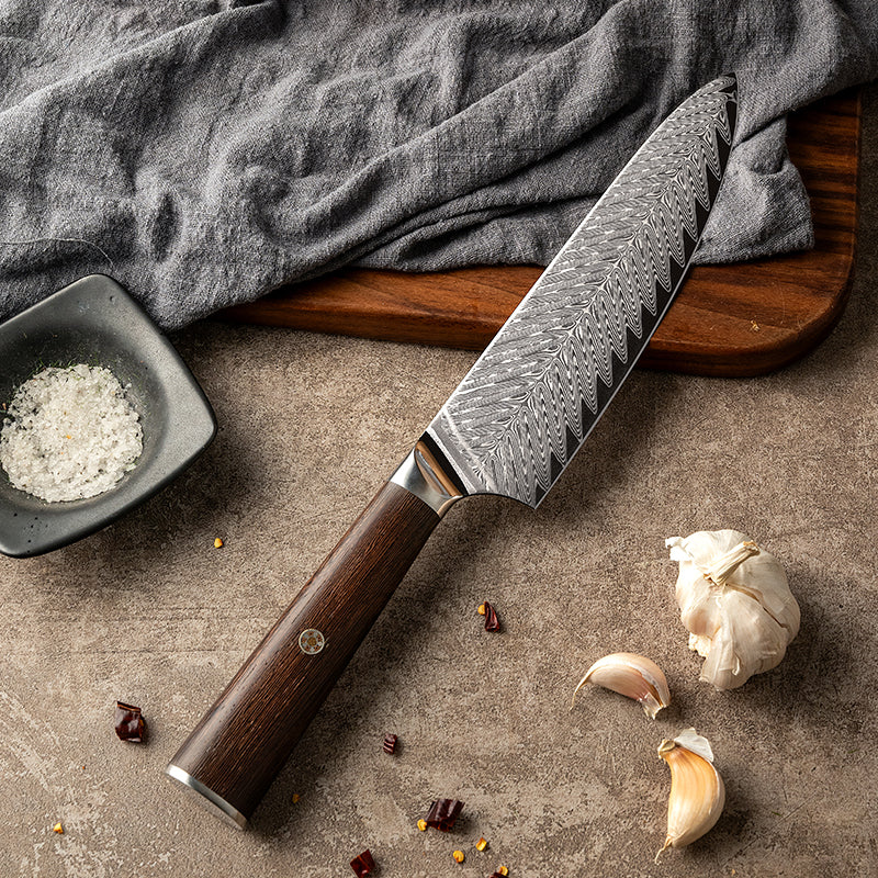 Chef's Knife, 6.7 Inch Kitchen Knife, 67 Layer Stainless Steel, Cutting Vegetables, Fruit Kitchen and Vegetable Knife, Damascus Steel Chef's Knife