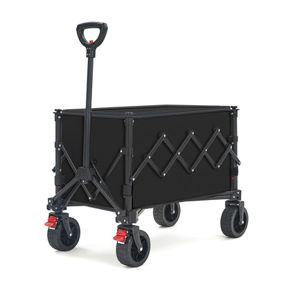 【48*27*25 inch】Multi-color foldable large capacity travel trolley, practical utility cart portable foldable travel trolley