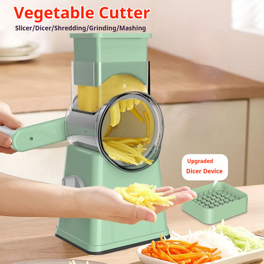 A Multifunctional Vegetable Cutter, 15 in 1 Onion Food Cutter, Home Vegetable Slicer, Cutter with Container, Kitchen Onion Chopper, Kitchen Supplies, Kitchen Gadgets