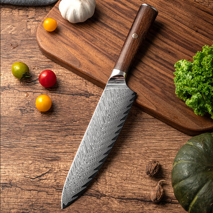 Chef's Knife, 6.7 Inch Kitchen Knife, 67 Layer Stainless Steel, Cutting Vegetables, Fruit Kitchen and Vegetable Knife, Damascus Steel Chef's Knife