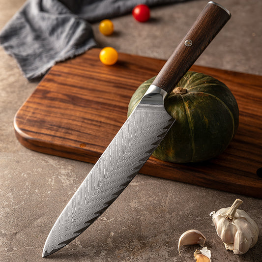 Chef's Knife, 6.7 Inch Kitchen Knife, 67 Layer Stainless Steel, Cutting Vegetables, Fruit Kitchen and Vegetable Knife, Damascus Steel Chef's Knife