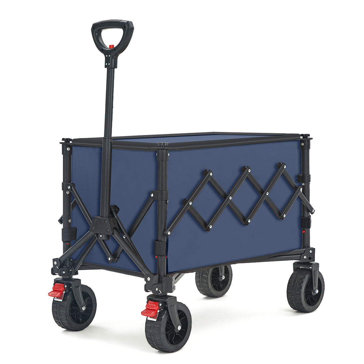 【48*27*25 inch】Multi-color foldable large capacity travel trolley, practical utility cart portable foldable travel trolley